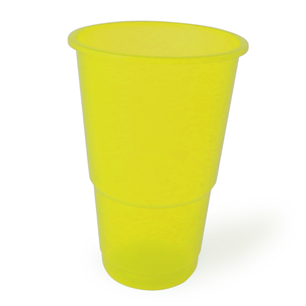 350ml Yellow Plastic Cup (250)