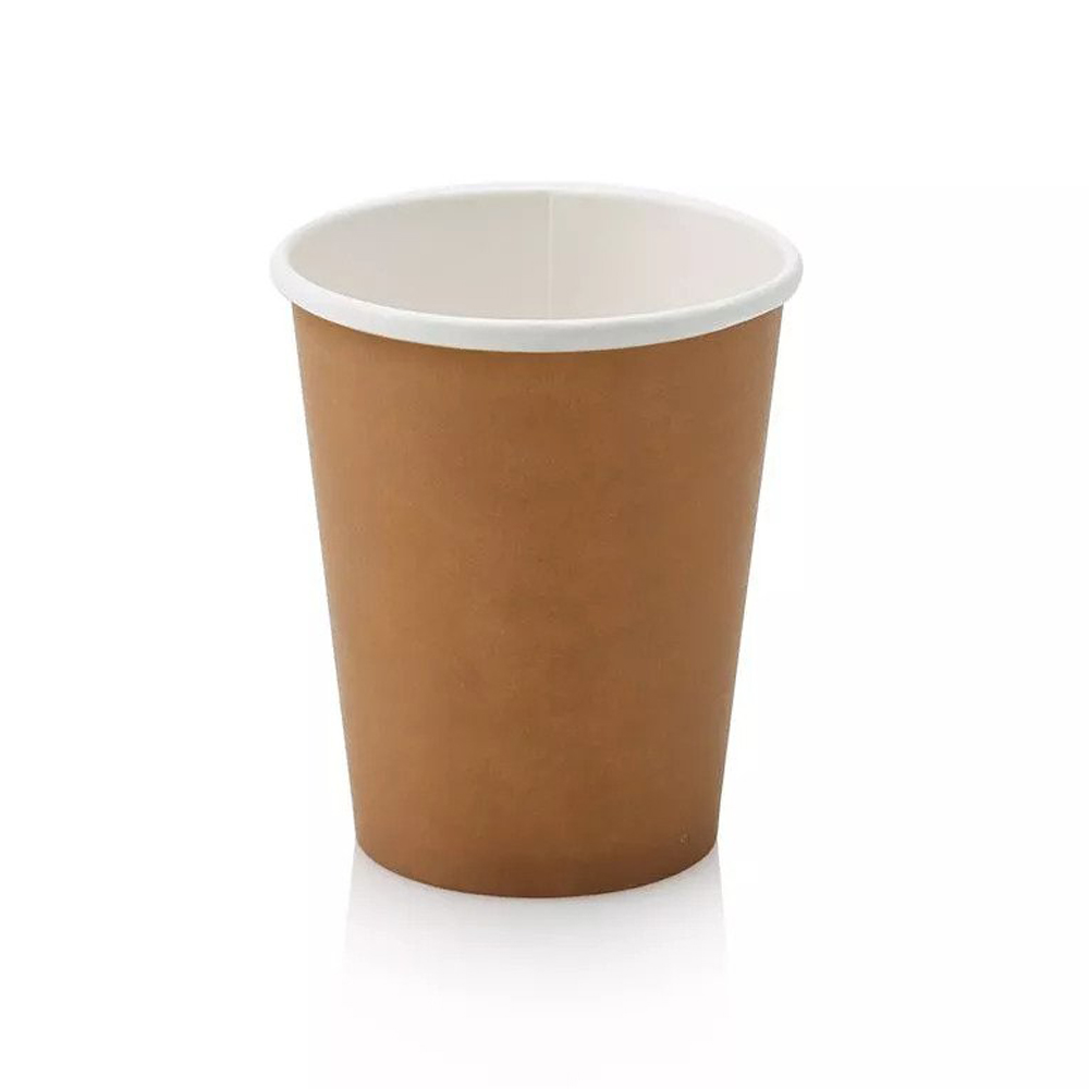 SW250-B-250ml-Single-Wall-Coffee-Cup-Brown