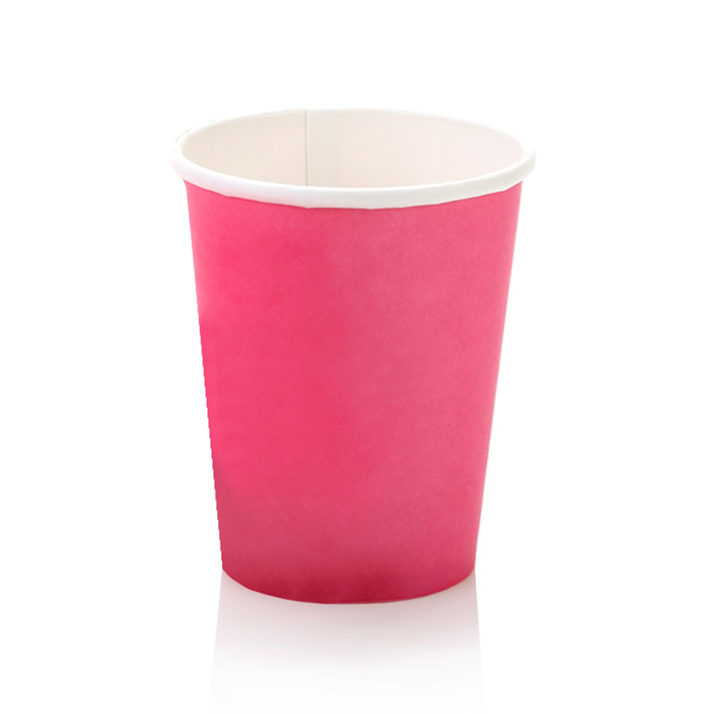 SW250-P-250ml-Single-Wall-Coffee-Cup-Pink