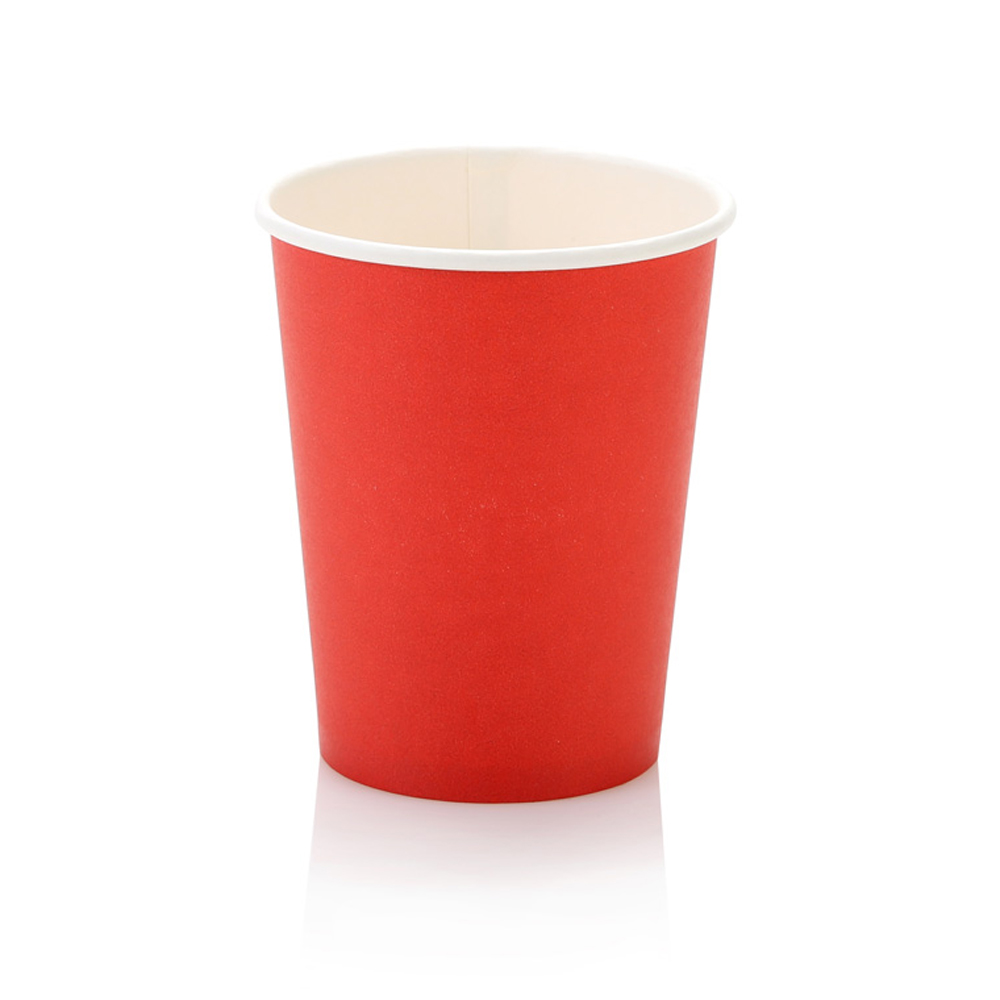 SW250-R-250ml-Single-Wall-Coffee-Cup-Red