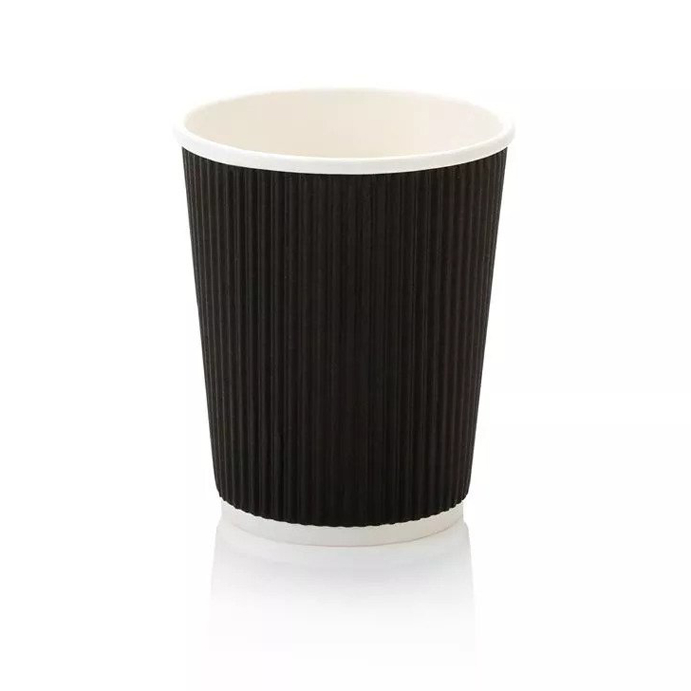 VRW250-Blk-250ml-Vertical-Ripple-Coffee-Cup-Black-new-2