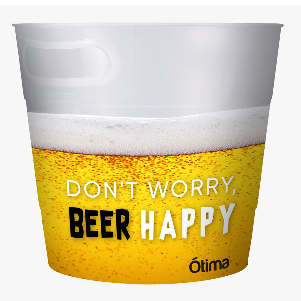 Don't Worry Beer Happy Ice Bucket 9L (5)