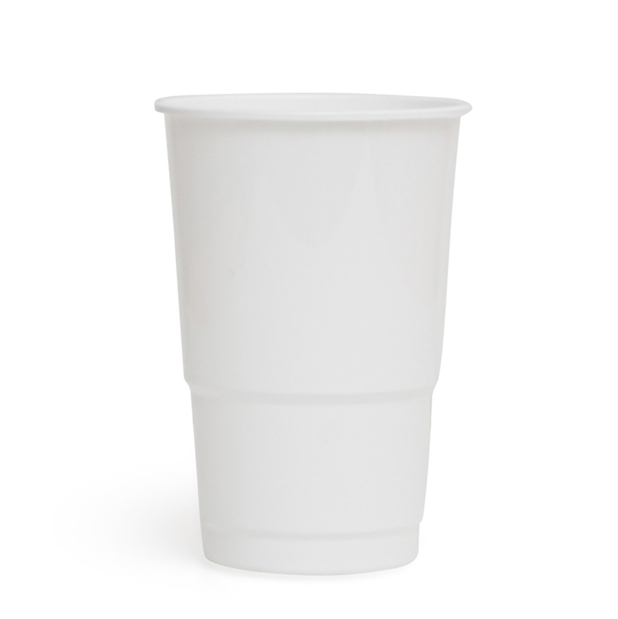 500ml White Plastic Cup (250)